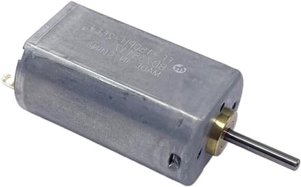 Micro DC Motor - Kleine Motor - Hobby Projecten - Permanente Magneet - 20mm - Silver