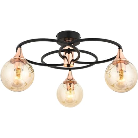 Plafondlamp Darnall 3-lichts | Lumos