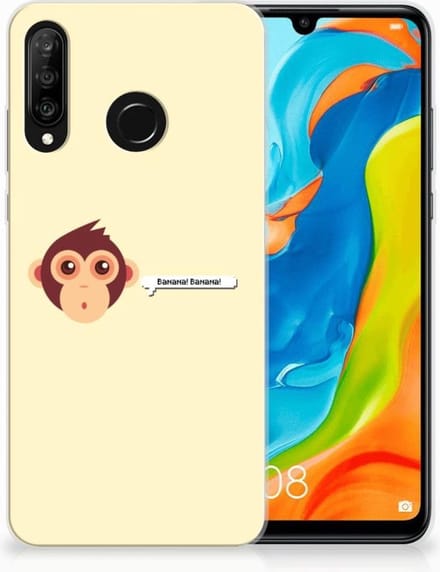 Huawei P30 Lite Telefoonhoesje met Naam Monkey