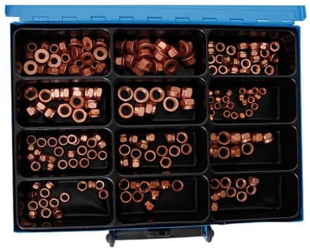 Dresselhaus Koperen Moeren Assortiment – 200-delig – Thermag & DIN 6927