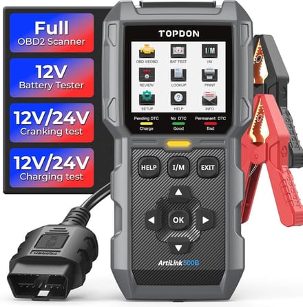 OBD2 Scanners en Batterijtesters - 2-in-1 OBDII Diagnose voor Meer Dan 10.000 Voertuigen