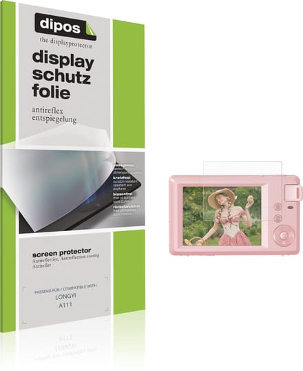 dipos – 4x Matte Beschermfolie geschikt voor LONGYI A111 | Krasbestendige & antireflecterende Screenprotector Ultra-Thin