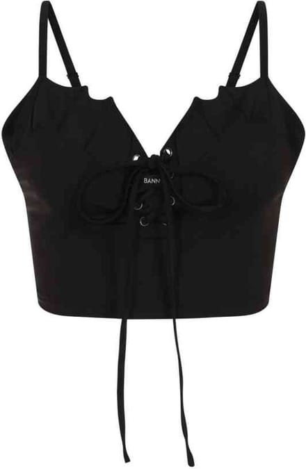 Banned - BERNIA Crop top - M - Zwart