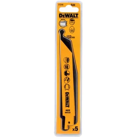 Dewalt Reciprozaagblad Metaal - 152mm - Bi-metaal Hss - 5 Stuks