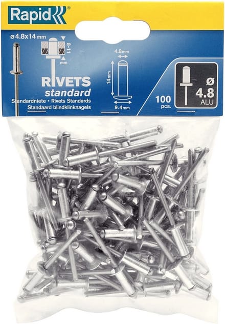 Rapid Standaard snelle klinknagel Ø4.8 x 14 mm - 5000381