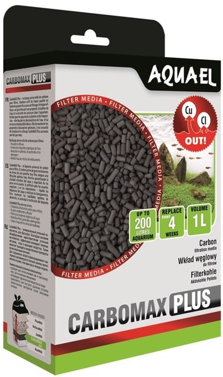 Aquael CarboMax - Actieve Kool - Aquarium Filter Medium - Inhoud: 1000ml