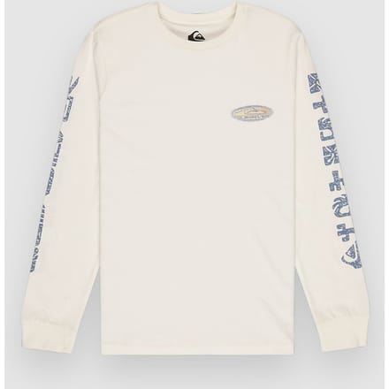 Quiksilver Evo Border Lines Kids Longsleeve T-Shirt wit