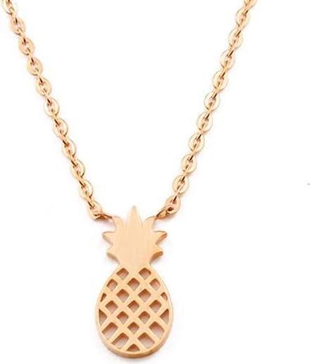 Cilla Jewels dames ketting Pineapple rosegoud Verguld