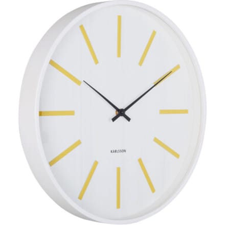Karlsson - Wall Clock Arruga Retro - Wit - Ø40cm
