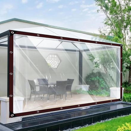 Waterdicht Zeil - Transparant Doek - Tuin Beschermen - Vorstbestendig - 220x230 cm - Transparant
