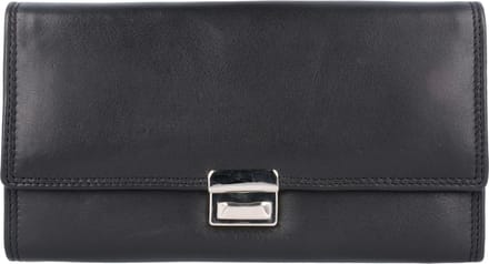 Esquire Eco Kelner Portemonnee Leer 17,8 cm - Unisex - Horizontaal - eco schwarz