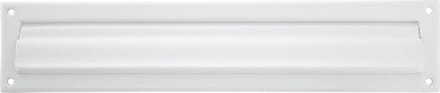 AMIG Brievenbusklep - wit - metaal - 34,2 x 7,3 cm - energiebesparende brievenbus