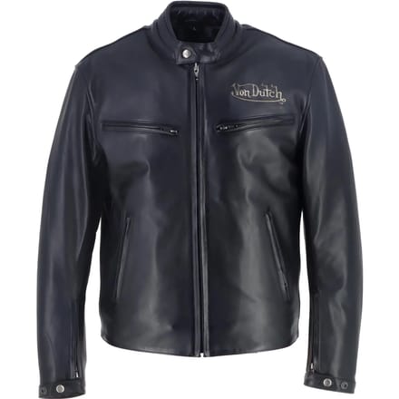 Motor leren jas Helstons VD - Basic