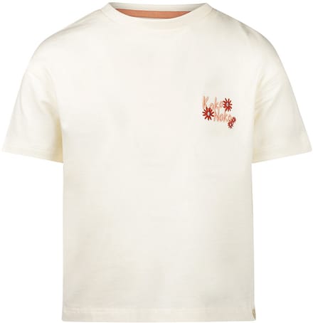 Koko Noko Meisjes Loose Fit T-shirt - Off white