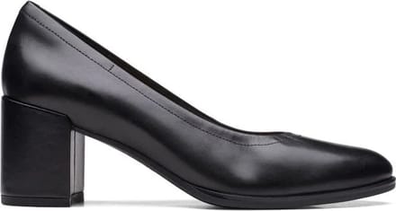 Clarks Freva 55 Court - dames pump - Zwart - maat 39 (EU) 5.5 (UK)