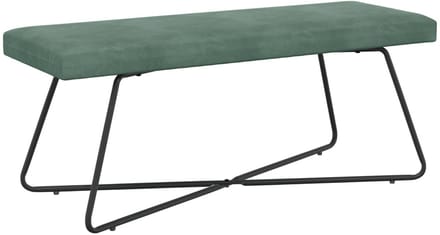 vidaXL - Bank - Zeegroen - 110 - x - 40 - x - 45 - cm - fluweel