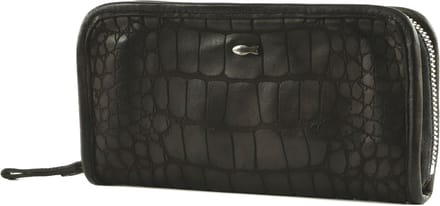 CAMPOMAGGI Leren Portemonnee Centaurus Wallet Grigio Donkerbruin