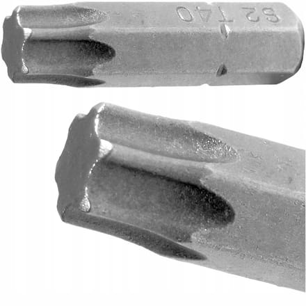 Torx Bit TX40 25mm 1/4" Hex Stal S2 - Duurzaam en Precisie