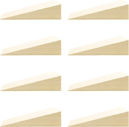 Deurwiggen in Hout - Antislip Deurstopper voor Nivellering - 8 Stuks