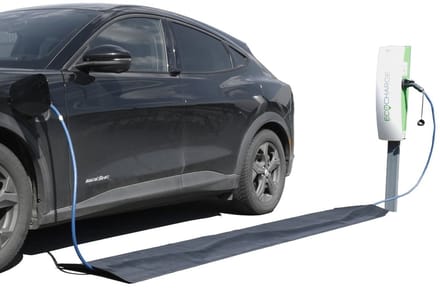 Laadkabel mat / Rubberen kabelmat - Breedte 40 cm - Lengte 200 cm