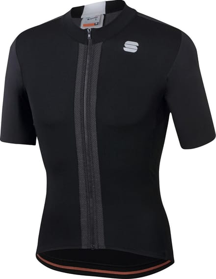 Sportful Strike Short Sleeve Fietsshirt Heren - Zwart, Wit - Maat M