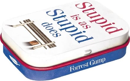 Nostalgic Art Forrest Gump Stupid is as stupid does - Mint boxje - 4036113814681