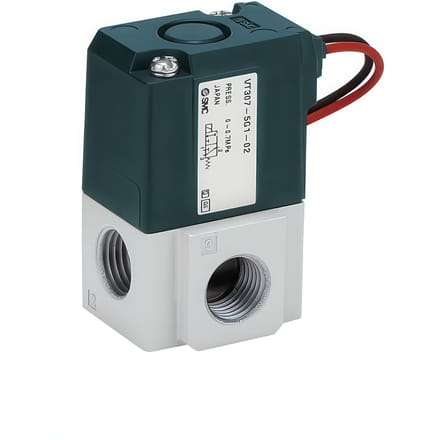SMC 3/2-Weg In-Line Pneumatisch Magneetventiel - VT317-5DO-02F-Q