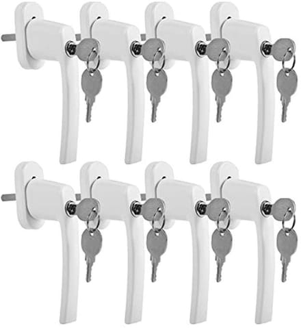 Afsluitbare Aluminium Raamgrepen met Sleutel - 35 cm - Kinderbeveiliging