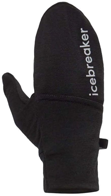 Icebreaker Merino Sierra Convertible Handschoenen Zwart S