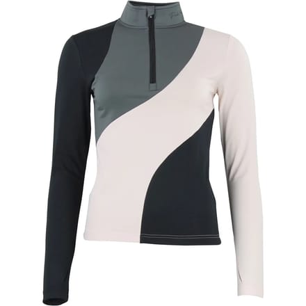 Dames met lange mouwen zip T-shirt Peak Mountain Aramis