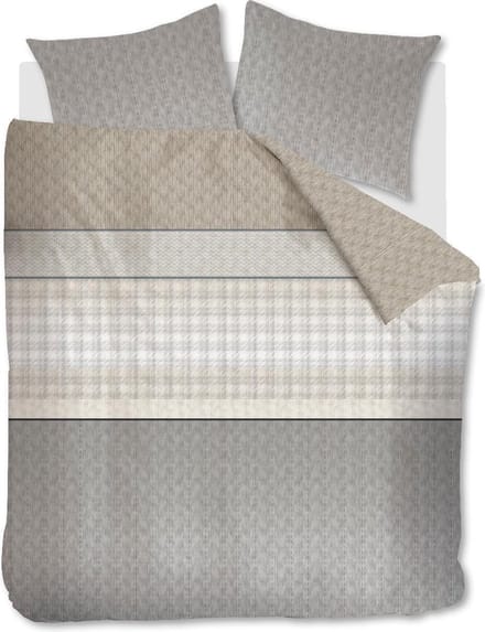 Beddinghouse Dorette Dekbedovertrek - Tweepersoons - 200x200/220 cm - Grijs