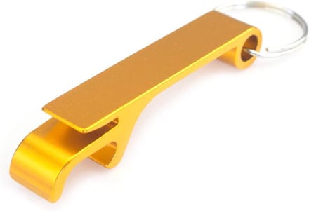 Go Go Gadget - Bieropener - Sleutelhanger - Flesopener - Keychain - Goud
