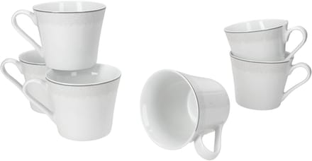 6-delig set VENEZIA koffiekopjes - 6x 413908