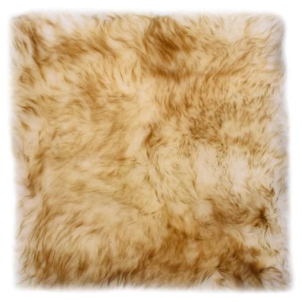 vidaXL - Stoelkussens - 2 - st - 40x40 - cm - echt - schapenvacht - gemêleerd - bruin