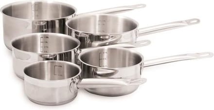 Baumalu Gastronomie Steelpannen Set - Ø 12/14/16/18/20cm - Rvs