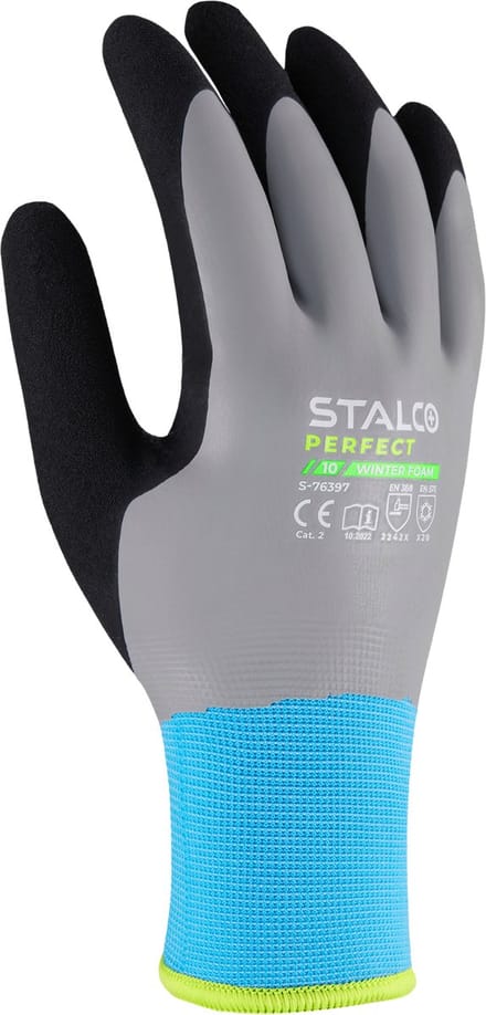 STALCO WINTER FOAM 8 PERFECT - Thermo Werkhandschoenen - Polyester/Latex - Maat 8 & Touchscreen