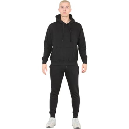 MYT Heren trainingspak met capuchon en capuchon in zwart