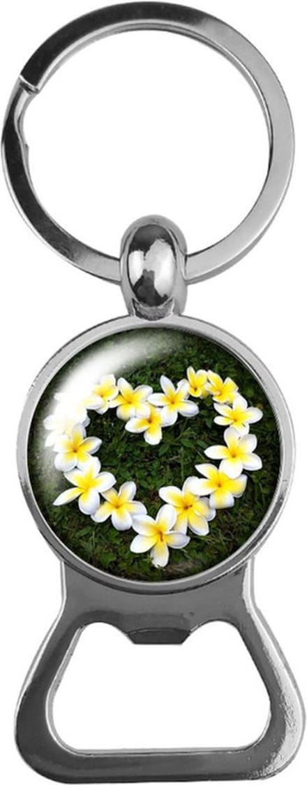 Bieropener Glas - Bloemen