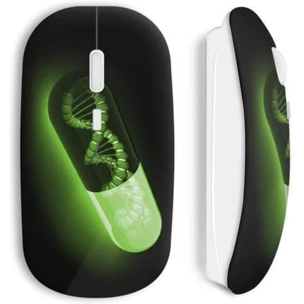 Souris Sans Fil Monster Energy Green Pillule