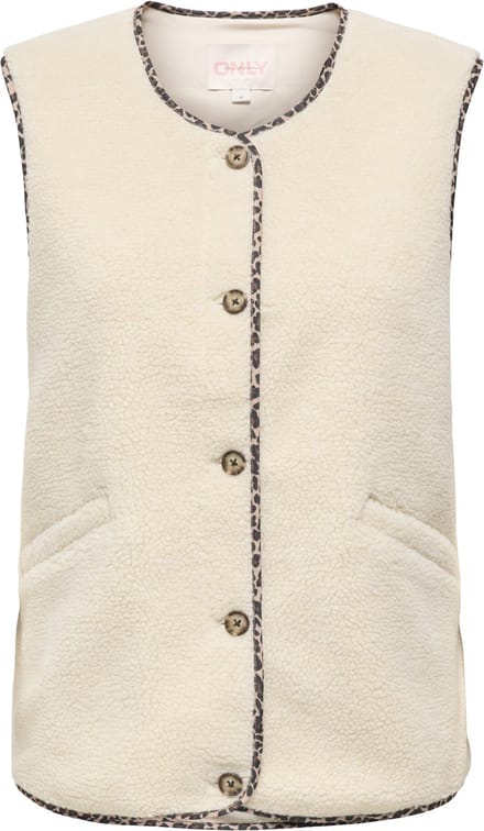Only Baby Life Teddy Vest Dames - Maat M