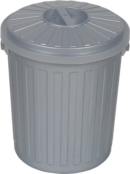 Afvalbak Rond M/d Mini-bin 24x29 - 7 L Grijs Ok Keeeper 10212