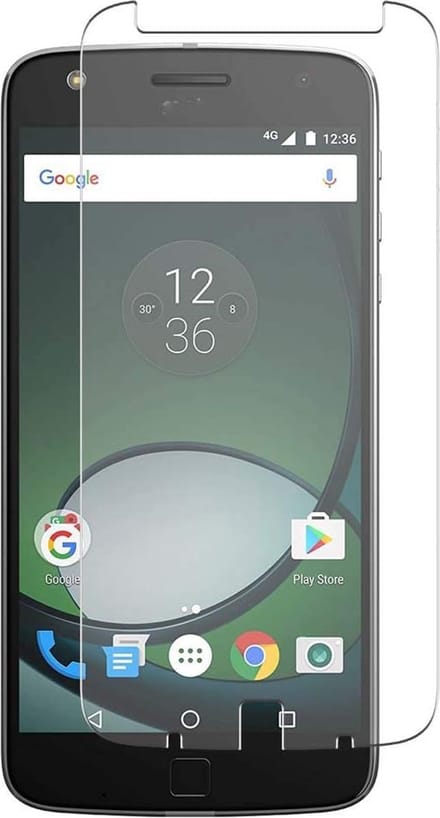 Screenprotector Glas - Tempered Glass Screen Protector Geschikt voor: Motorola MOTO Z Play - 2x