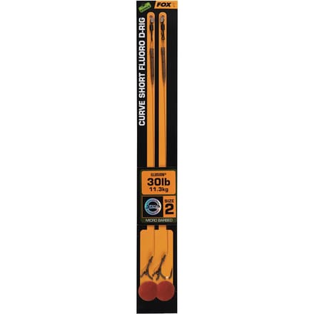 FOX Edges Curve Short Fluoro D-Rigs - Onderlijn