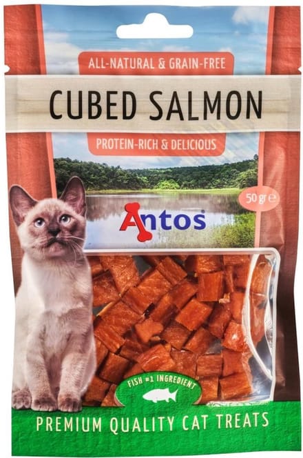 CAT TREATS CUBED ZALM 50 GR