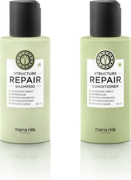 Maria Nila - Structure Repair Travel Set (Shampoo 100ml + Conditioner 100ml)