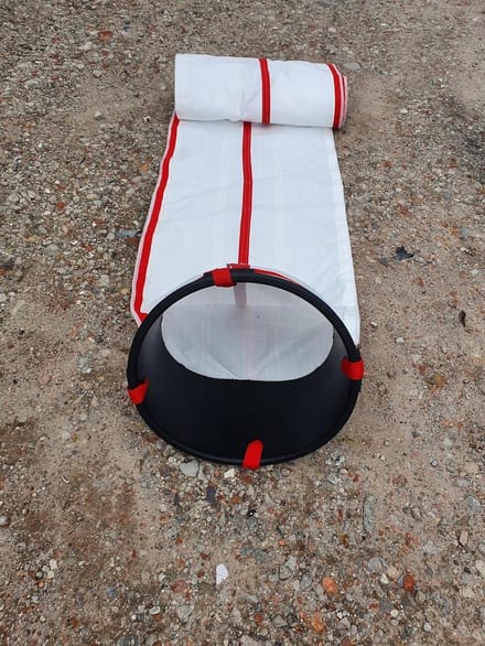 Puinbuis - Bouwafval Glijbaan - Bouwpuin Afvoeren - Flexibel en Stabiel - 3 meter - Wit