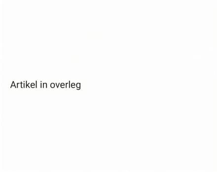 Nieuw wissel artikel in overleg