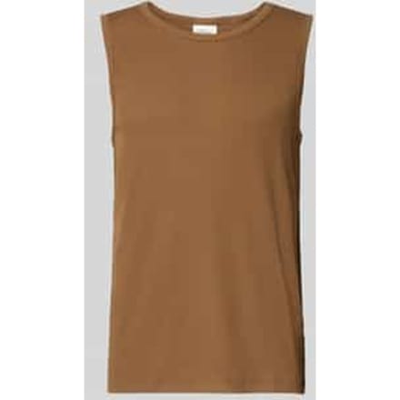 slim fit tank top van katoenmix