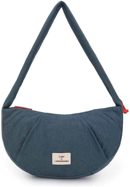 LES VISIONNAIRES Unio Vancouver Schoudertas 50 cm - Dames - denim blue