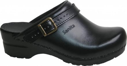 Sanita klompen klompen - Flex - model 38 - Zwart - Maat: 35
